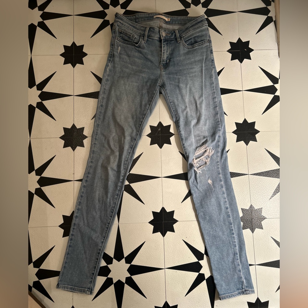 Levi 711 Skinny Jeans Size 26x31